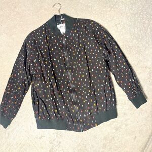 Women’s rayon 90s bomber